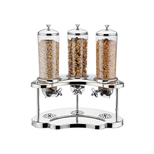 Диспенсер сервировочный для сухих продуктов 3 колбы*3 л SUNNEX