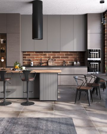 Стул барный TOLIX ARMS SOFT черный матовый