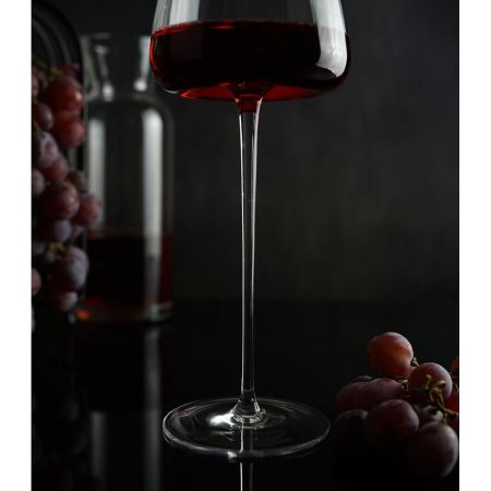 Бокал для вина 550 мл "Zie Optical" d 6,2 см h28 см оптические грани P.L. - BarWare [4]