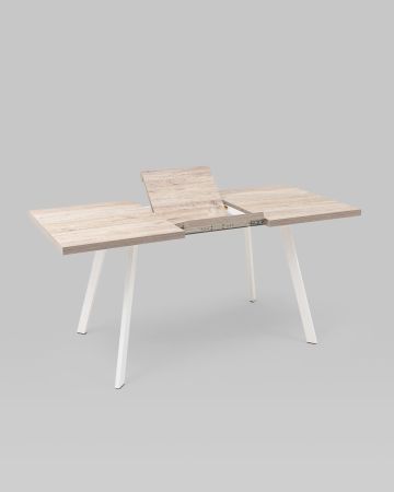 Стол Plain 116-158*74 дуб Ан/белый