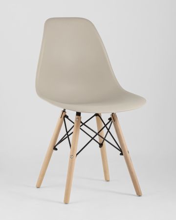 Стул Eames Style DSW бежевый x4