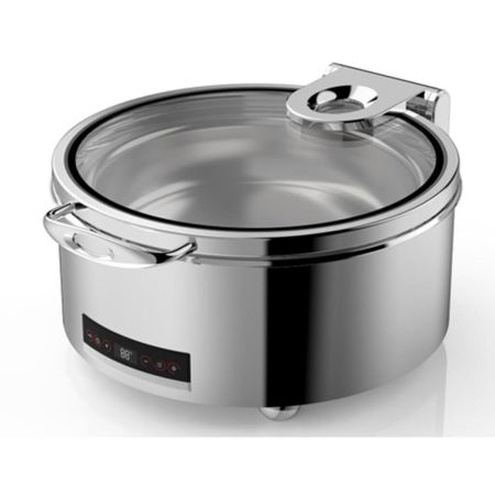 Мармит электрический 6,8 л круглый сухой нагрев без воды с откидной крышкой d36 см "TERNI" SUNNEX