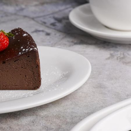 Блюдо овальное 20*14 см h1,5 см для закусок белое фарфор P.L. Proff Cuisine [10]