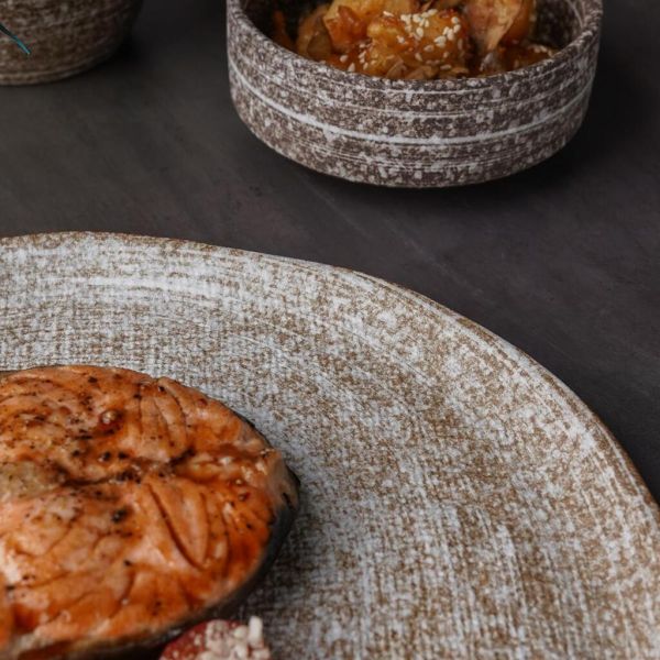 Блюдо овальное 29*25*1 см Brown Untouched Taiga P.L. Proff Cuisine [1]