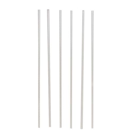 Трубочки 0,3*24 см прямые 1000 шт прозрачные пластик P.L.