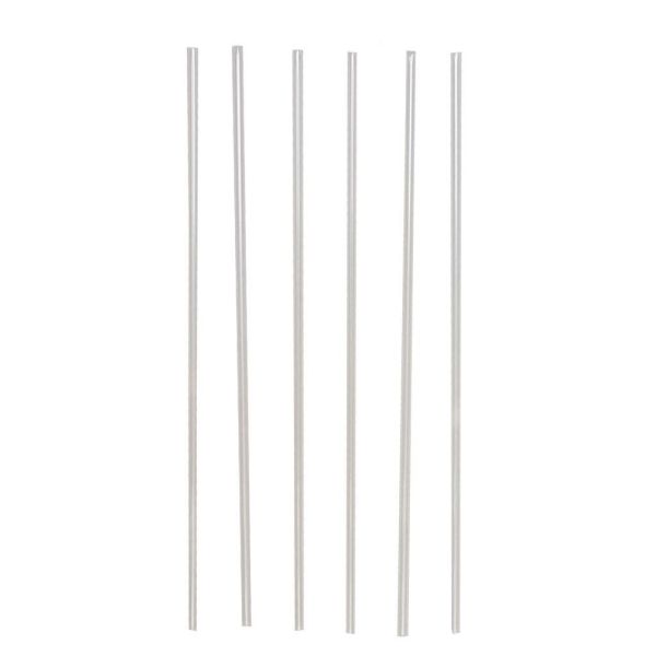 Трубочки 0,3*24 см прямые 1000 шт прозрачные пластик P.L.
