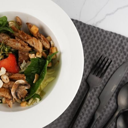 Тарелка глубокая 500 мл d 21 см h6,5 см белая фарфор P.L. Proff Cuisine NEW [4]