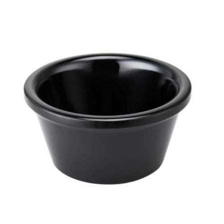 Соусник  50 мл d 7 см h3,7 см круглый набор 12 шт. пластик черный SUNNEX