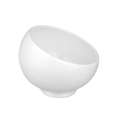 Салатник 350 мл d 12 см h10/6 см скошенный белый фарфор P.L. Proff Cuisine [4]