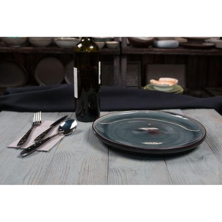 Тарелка d 27,5 см Black Spider Silk Stockholm P.L. [4]