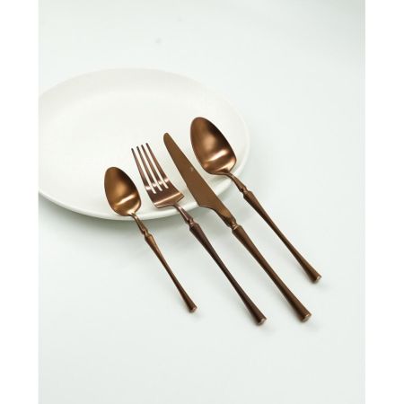 Ложка чайная 15 см матовая медь PVD 1920-Copper P.L. [12]