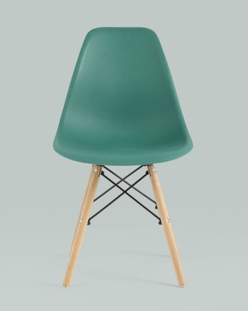 Стул Eames Style DSW серо-зеленый