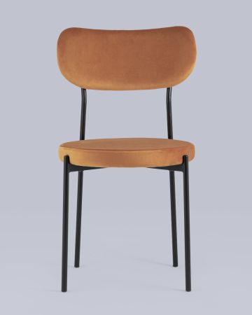 Стул Барбара велюр терракотовый