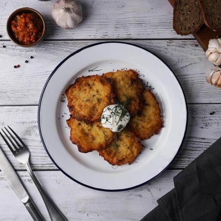 Тарелка d 26 см h2,3 см Blue Rim эмалированая сталь SUNNEX [1]