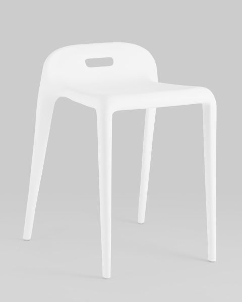 Табурет Sletten пластик белый