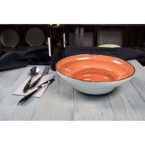 Тарелка глубокая 700 мл d 28 см h8,5см для пасты/супа/салата Brown Shore Fusion P.L. [2]