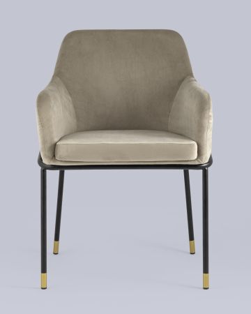 Стул Сандра велюр шампань