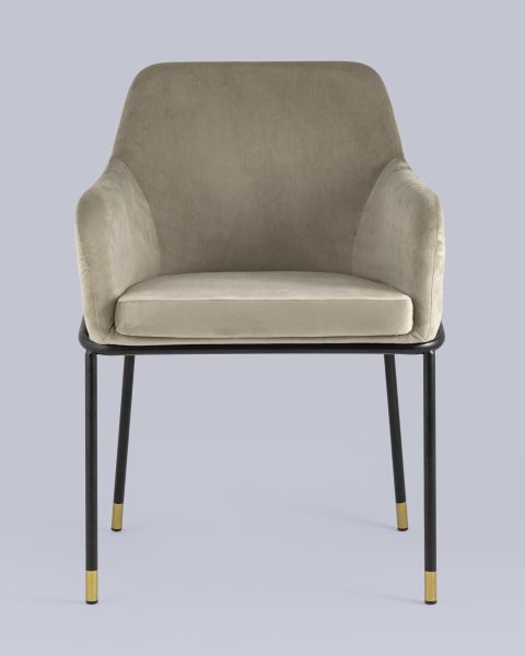 Стул Сандра велюр шампань