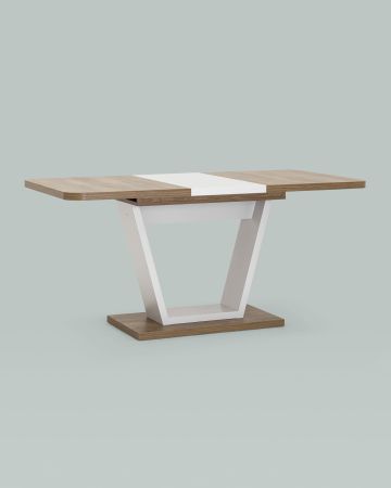 Стол Vector 120-160*80 дуб Ка/пепел