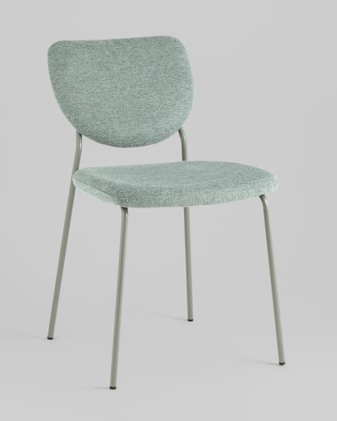 Стул обеденный Gigi шенилл зеленый