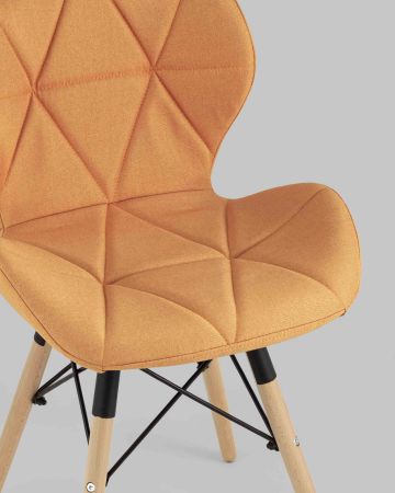 Стул Бон рогожка оранжевый