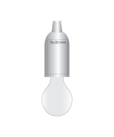 Лампа Retro розово-сиреневая, пластик