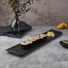 Блюдо прямоугольное 47*10 см с бортами Side Up2 Black Raw Wood P.L. Proff Cuisine [3]