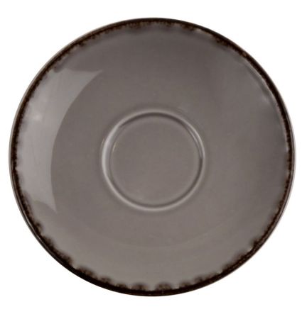 Блюдце 13.5 см Espresso Fortuna (к чашке 31017), серое, керамика