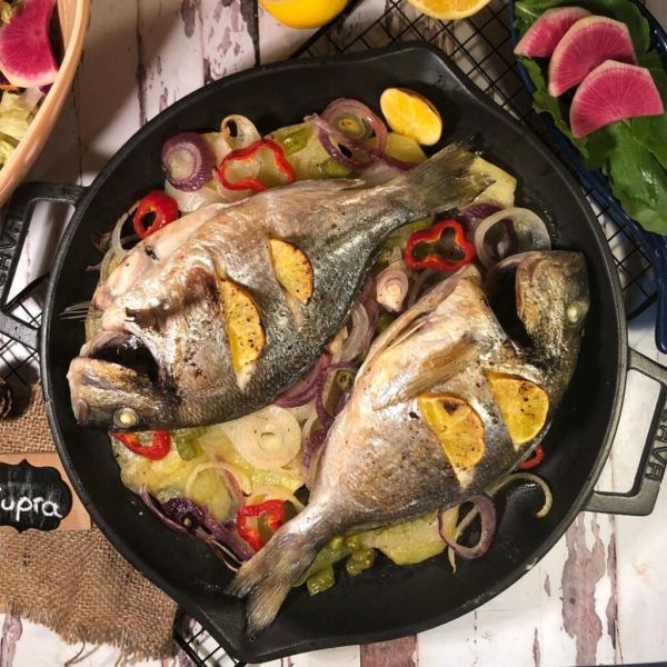 Сковорода 26 см с 2-мя ручками чугун черная ИНДУКЦИЯ LAVA