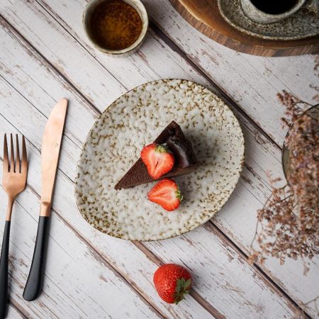 Тарелка d 20,5 см Brown Spider Silk P.L. Proff Cuisine [6]