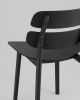 Стул обеденный Tony пластик черный