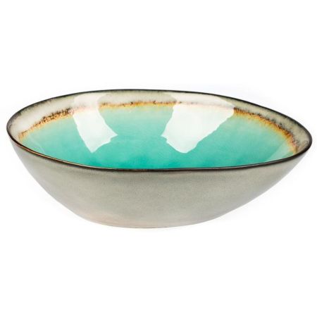 Салатник 600 мл d 20 см h 5,5 см Blue Light Spider Silk Stockholm P.L. [6]