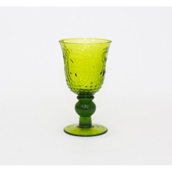 Бокал для вина 350 мл набор 6 шт. зеленый d 10 см h17,5 см Green Glass P.L. Proff Cuisine [1]