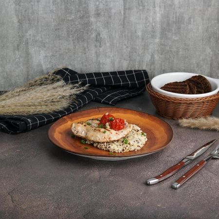 Тарелка 23 см h2,7 см Wood Fusion P.L. Proff Cuisine [4]