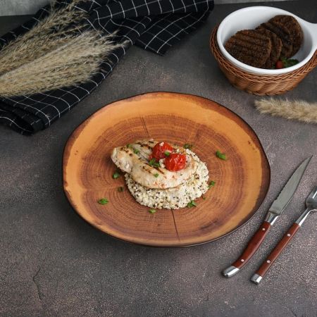 Тарелка 26,6 см h3 см Wood Fusion P.L. Proff Cuisine [4]