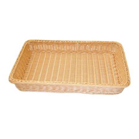 Корзина для хлеба и выкладки 45*31 см h6 см плетеная ротанг бежевая SUNNEX