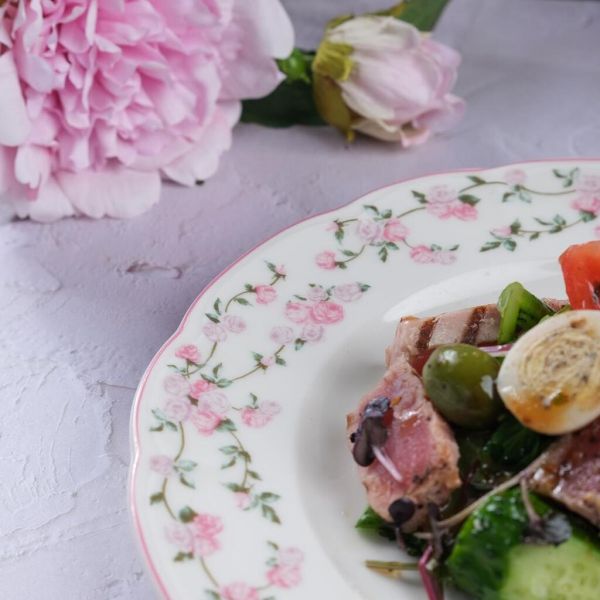 Тарелка d 23 cм Retro Ritz-La Vie En Rose Noble [6]