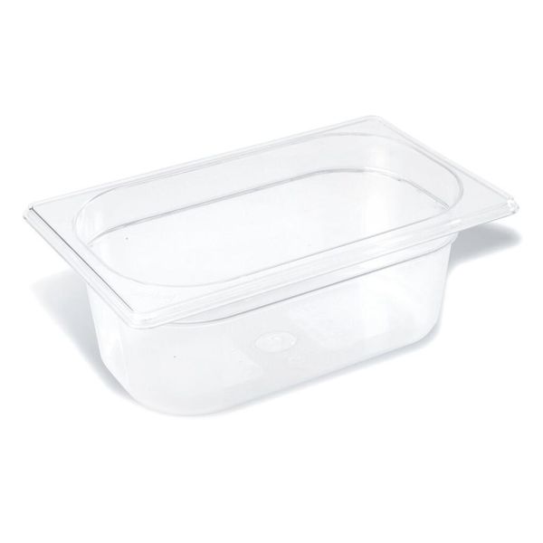 Гастроемкость 1/9 h100 мм поликарбонат 176*108*100 мм прозрачная 0,7 л P.L.