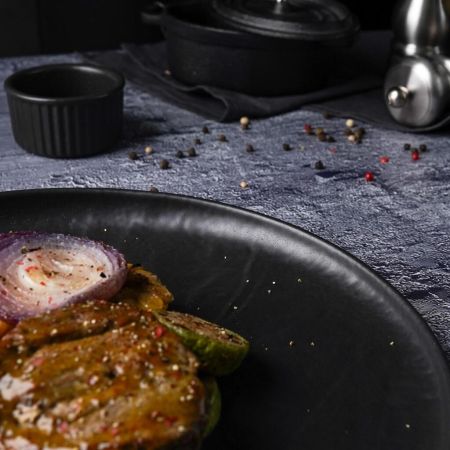 Тарелка с бортом d 27 см h3 см Black Raw Stellar P.L. Proff Cuisine [3]