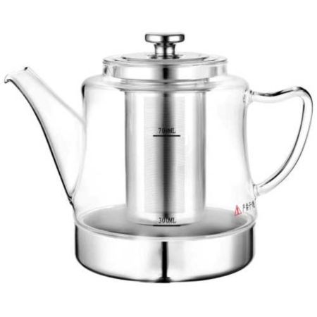 Чайник 1500 мл с фильтром d 14 см h19 см термостекло P.L. Proff Cuisine