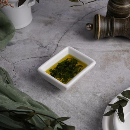 Соусник  40 мл 7,5*5,8 см h2,7 см прямоуг. белый фарфор P.L. Proff Cuisine [6]