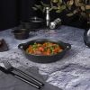 Блюдо круглое 18 см h4 см 570 мл с ручками Smooth Black Raw Stellar P.L. Proff Cuisine [4]