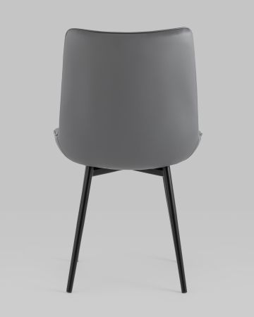 Стул Дарвин экокожа серый