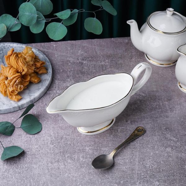 Соусник 350 мл 18,5*8 см h8,2 см Gold Aristocrat Noble [1]