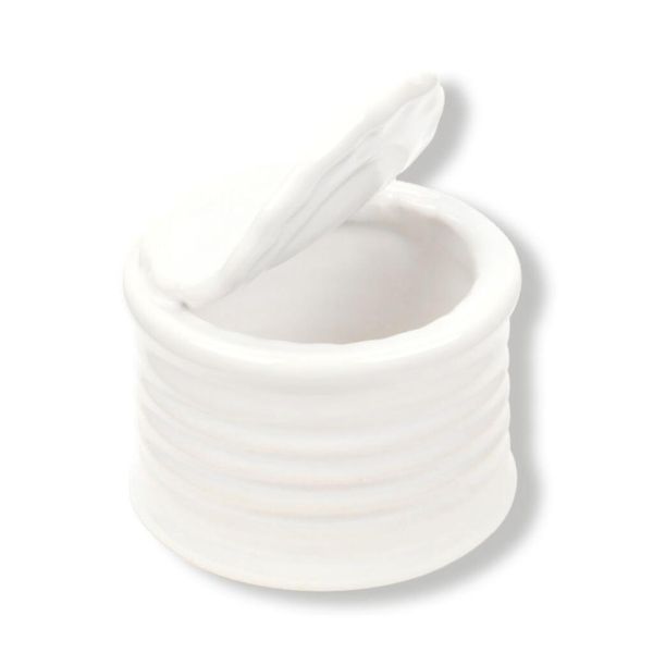 Соусник 225 мл d 80 см h6,5 см "Консервная банка" круглый белый фарфор P.L. Proff Cuisine [6]