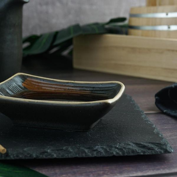 Соусник 30 мл 9,7*6,7*2,9 см прямоуг. Dark Matt Panasia P.L. Proff Cuisine [1]