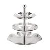 Этажерка 3 яруса h 30 см d 27,5/21/18 см нерж. P.L. Proff Cuisine
