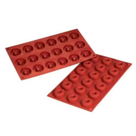 Форма кондитерская "Саварин" 28 ячеек d 30 мм, h 13 мм силикон (30*17,5 см) P.L.