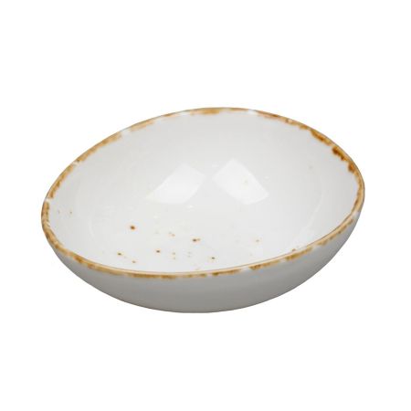 Соусник  50 мл 8,5*7,5*2,7 см овальный фарфор Organica Grain P.L. Proff Cuisine [12]