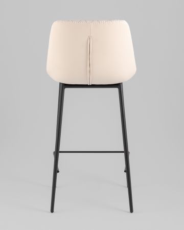 Стул барный Arch экокожа светло-серый